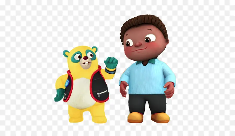 Agente Especial Oso，Niño Y Oso PNG