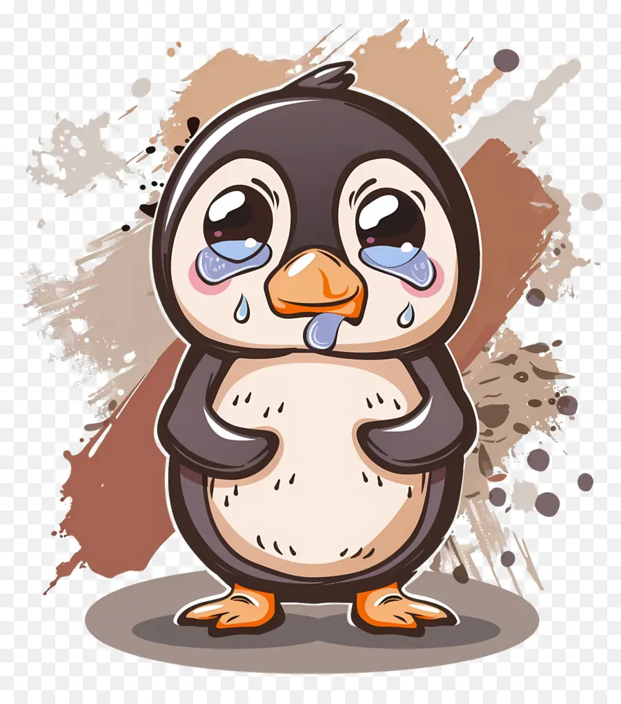 Pingüino Llorando，Pingüino Negro PNG