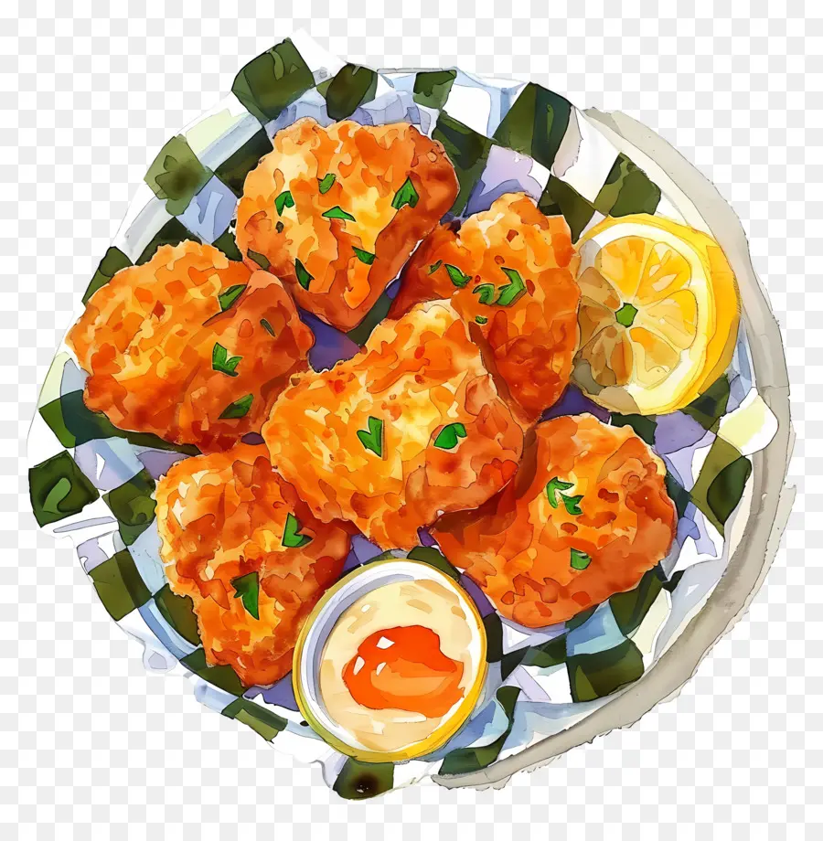 Nuggets De Pollo Frito，Pepitas Fritas PNG