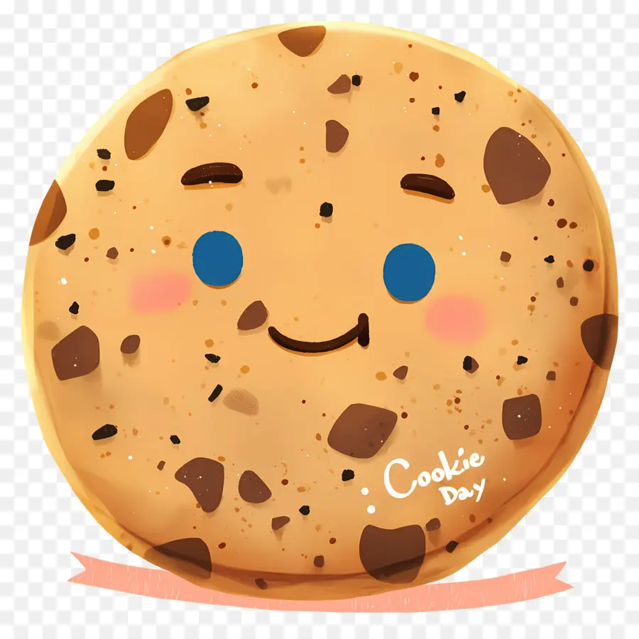 Día Nacional De Las Galletas，Galleta Sonriente PNG