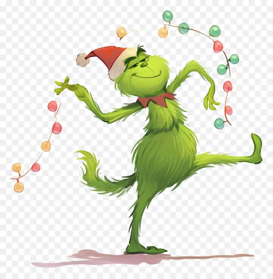 Grinch De Dibujos Animados，Carácter Verde PNG