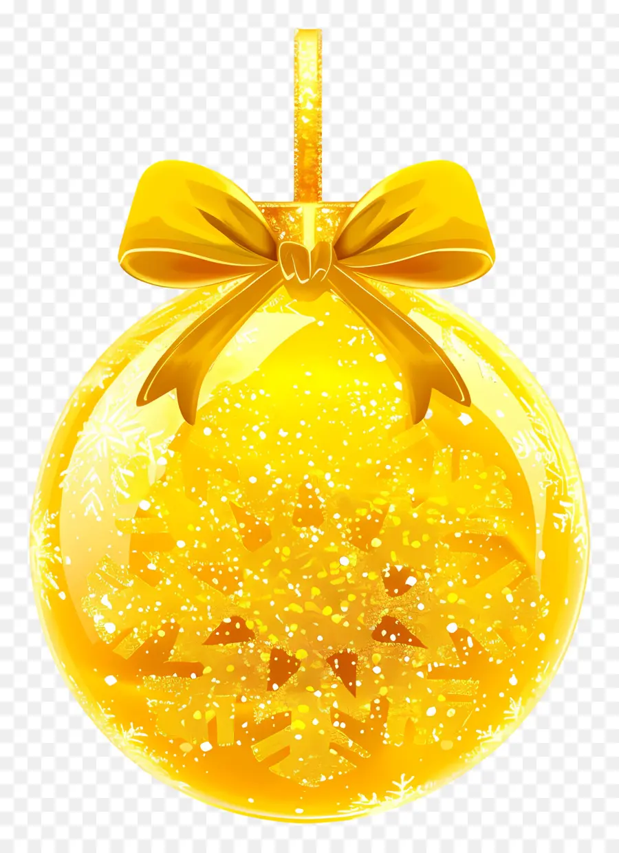 Balón De Oro De Navidad，Adorno De Bola De Oro PNG