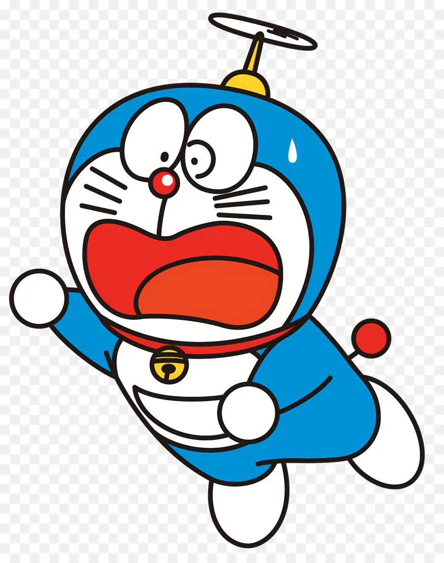 Doraemon，Robot Azul PNG