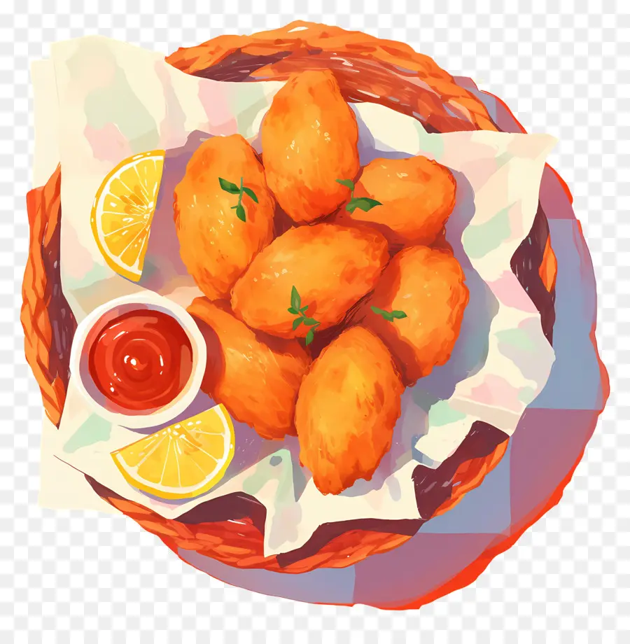 Nuggets De Pollo Frito，Pepitas Fritas PNG