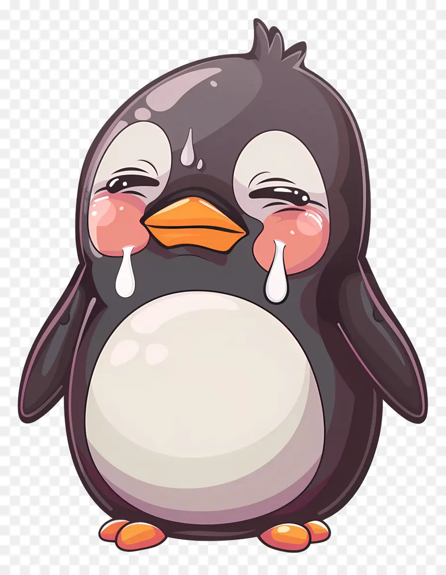 Pingüino Llorando，Pingüino Negro PNG