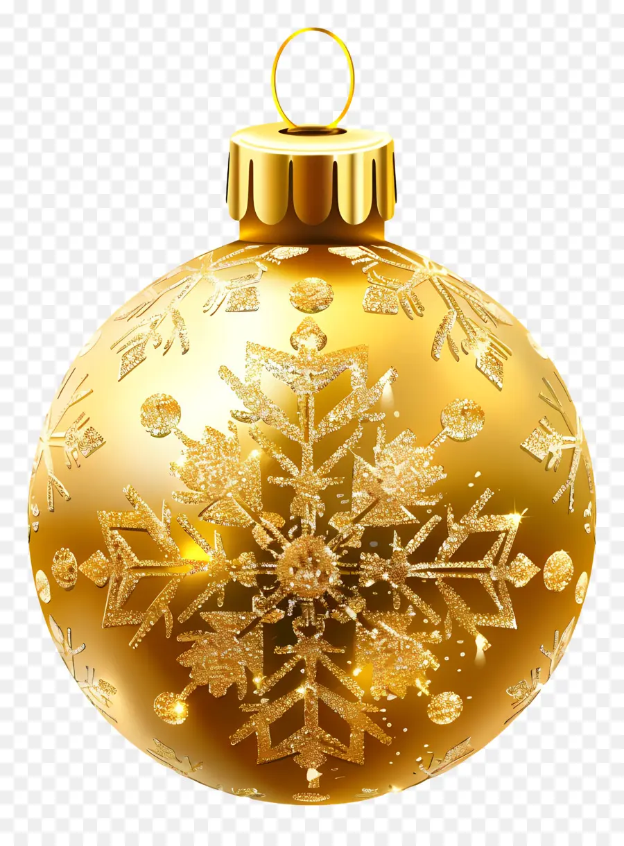 Balón De Oro De Navidad，Adorno De Navidad PNG