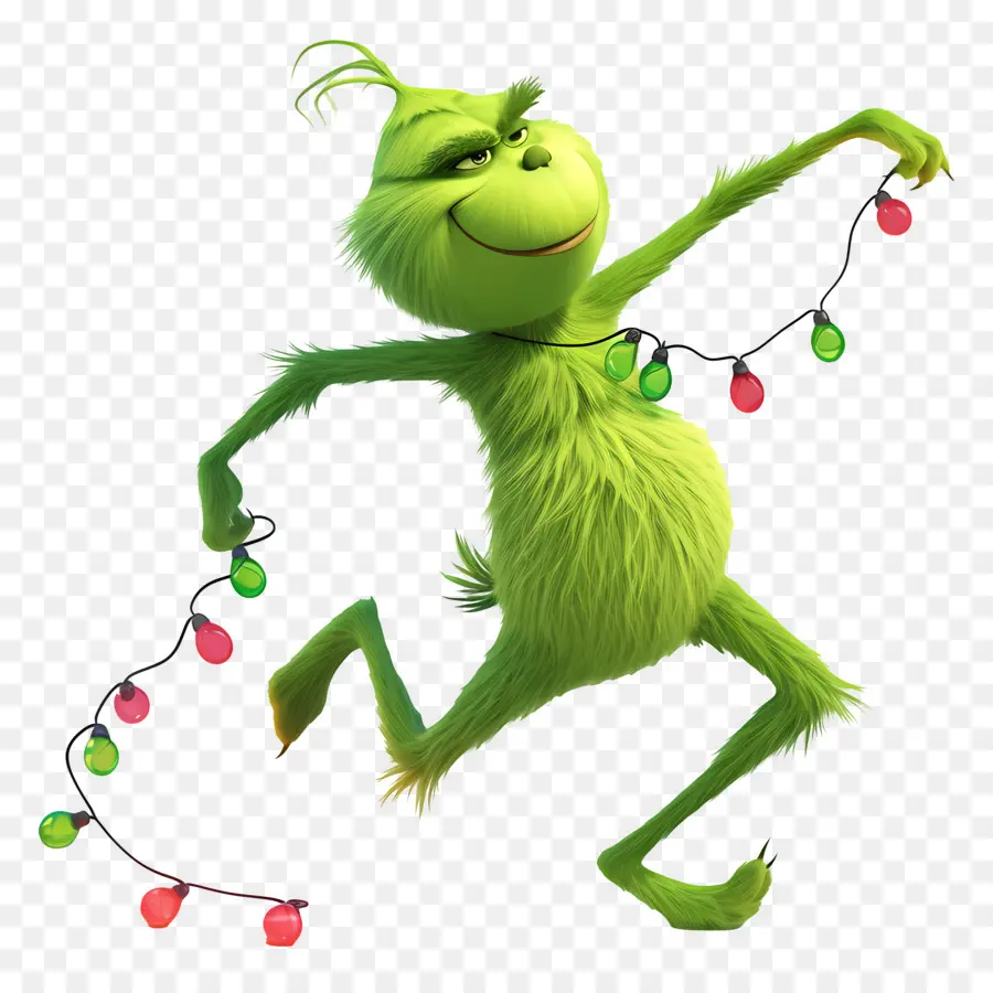 Grinch De Dibujos Animados，Carácter Verde PNG