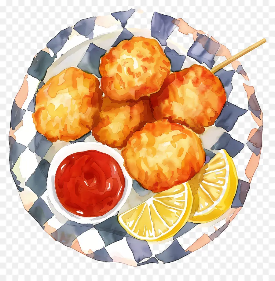 Nuggets De Pollo Frito，Pepitas Fritas PNG