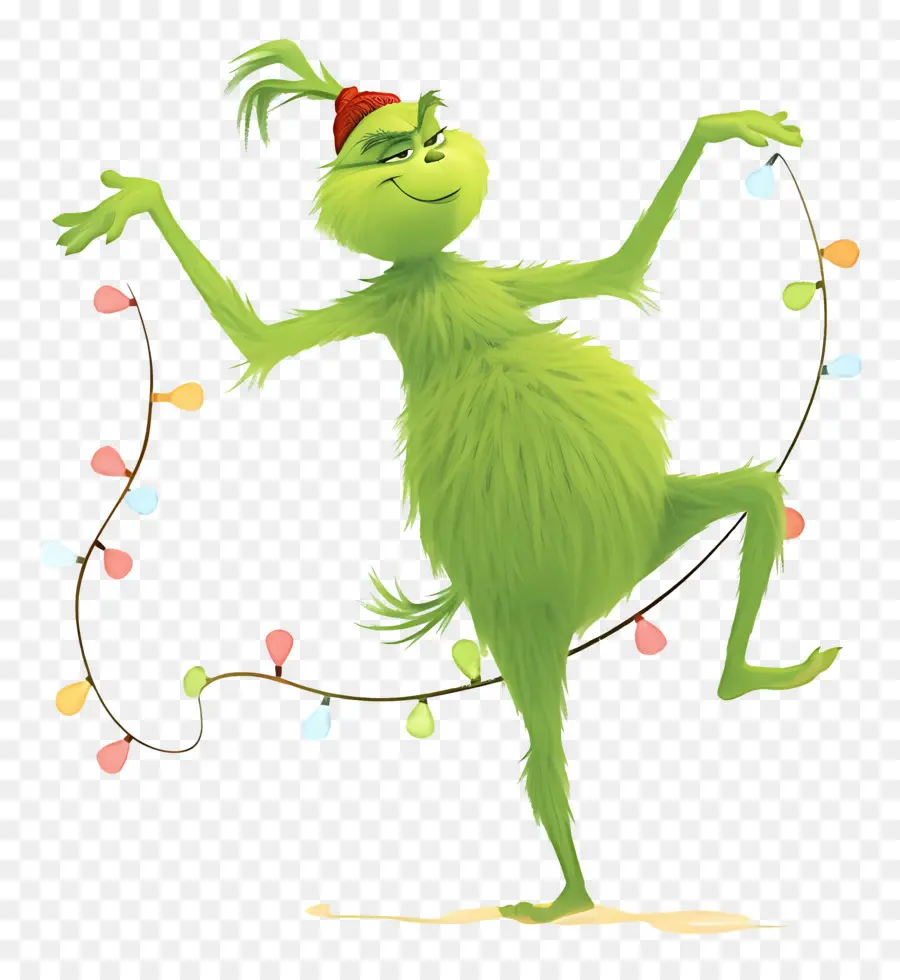 Grinch De Dibujos Animados，Carácter Verde PNG