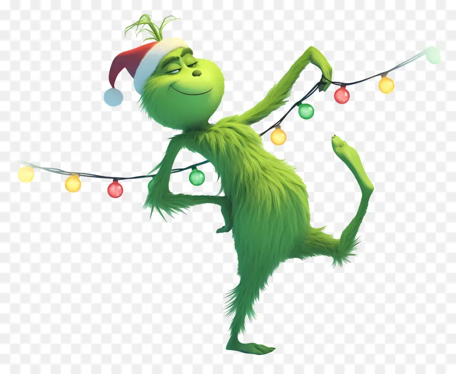 Grinch De Dibujos Animados，Carácter Verde PNG