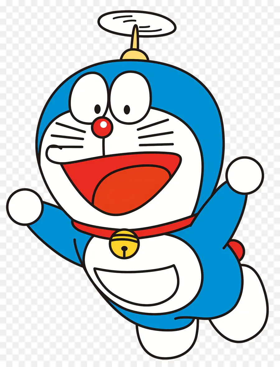 Doraemon，Robot Azul PNG