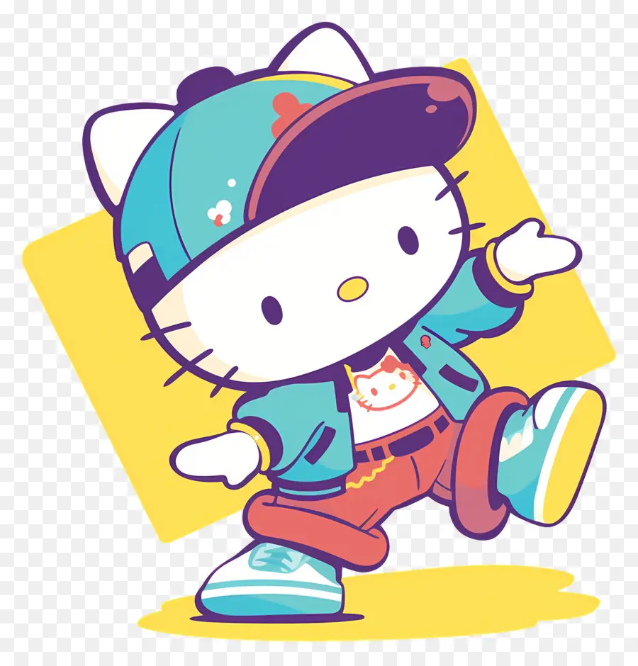 Hola Gatito，Gato Genial PNG