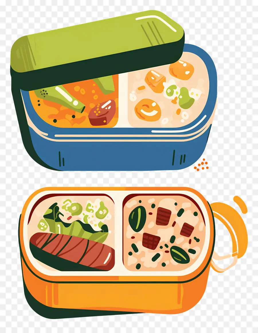 Comida Deliciosa，Ilustración De Lonchera PNG