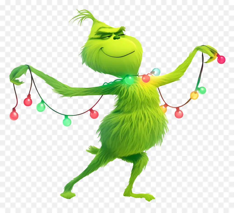 Grinch De Dibujos Animados，Carácter Verde PNG