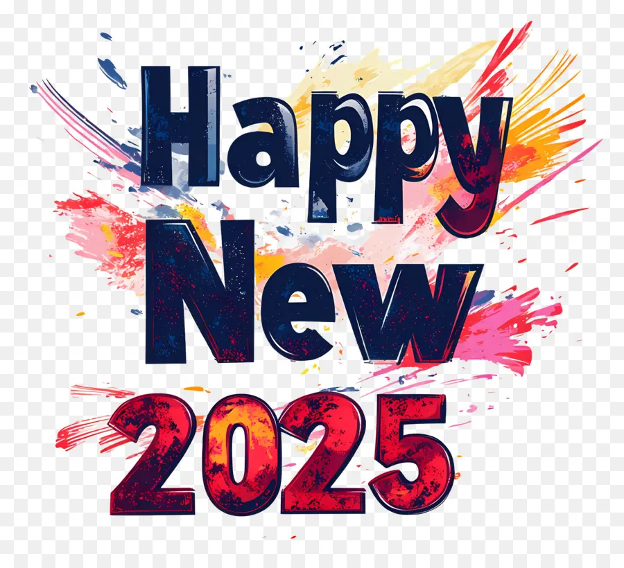 Feliz Año Nuevo，Feliz Año Nuevo 2025 PNG