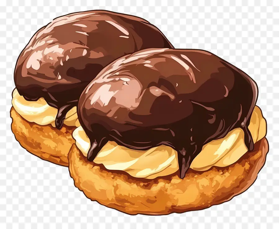 Profiterol，Hojaldre De Crema PNG