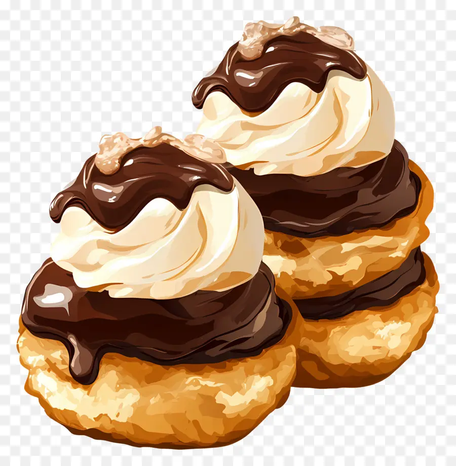 Profiterol，Hojaldre De Crema PNG