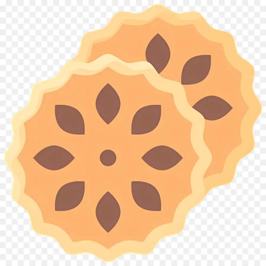 Pastel De Nueces，Galleta Redonda PNG