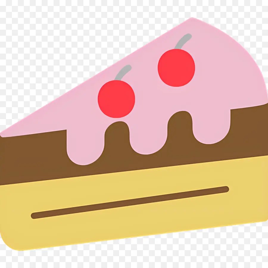 Pastel De Cerezas，Rebanada De Pastel PNG