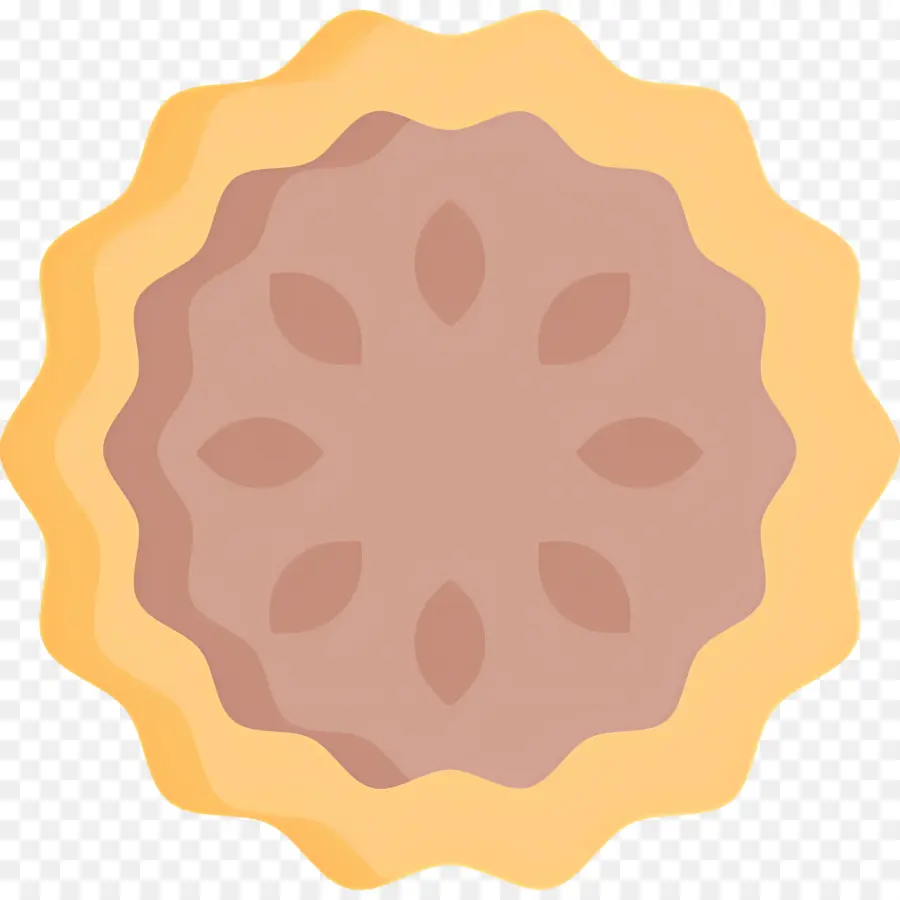 Pastel De Nueces，Galleta Redonda PNG