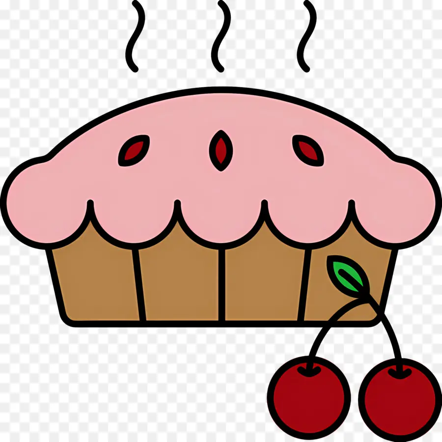 Pastel De Cerezas，Pastel De Cereza PNG