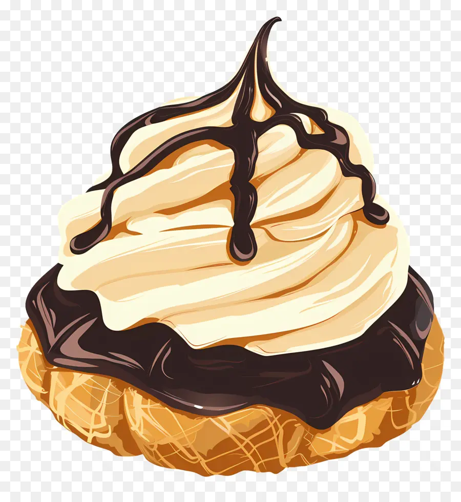 Profiterol，Hojaldre De Crema PNG