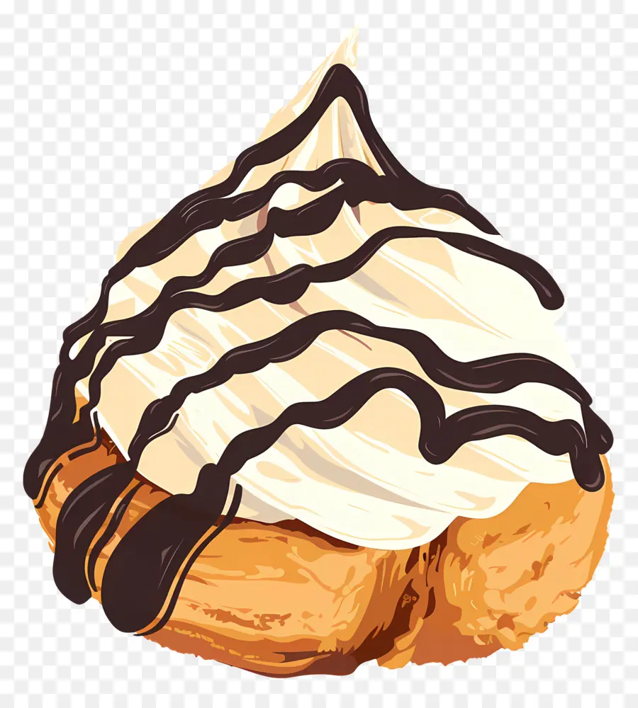 Profiterol，Pastelería Crema PNG