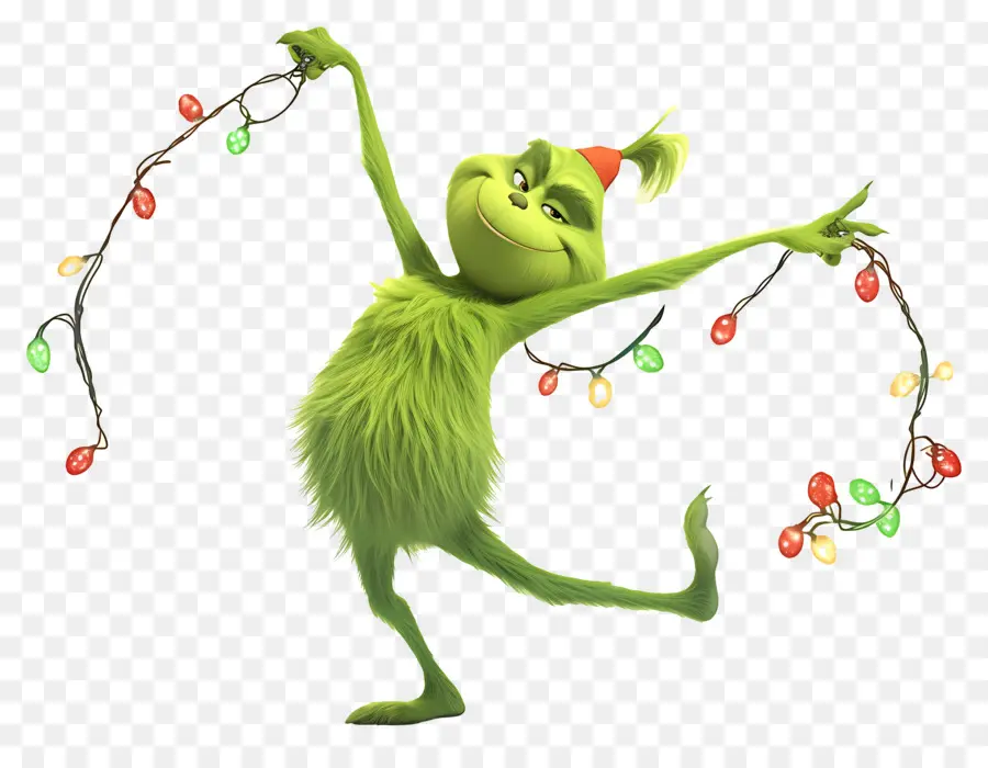 Grinch De Dibujos Animados，Carácter Verde PNG