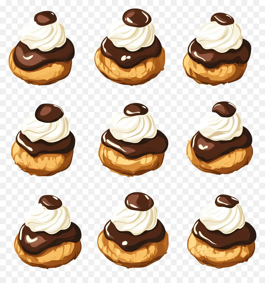 Profiterol，Hojaldre De Crema PNG