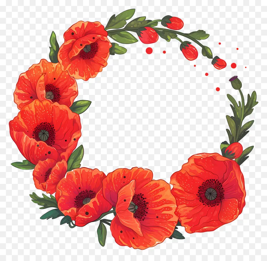 Día De Anzac，Flores Rojas PNG