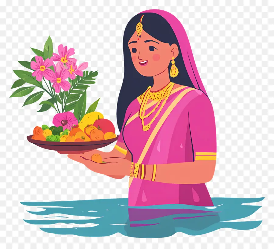 Chhat Puja，Mujer PNG