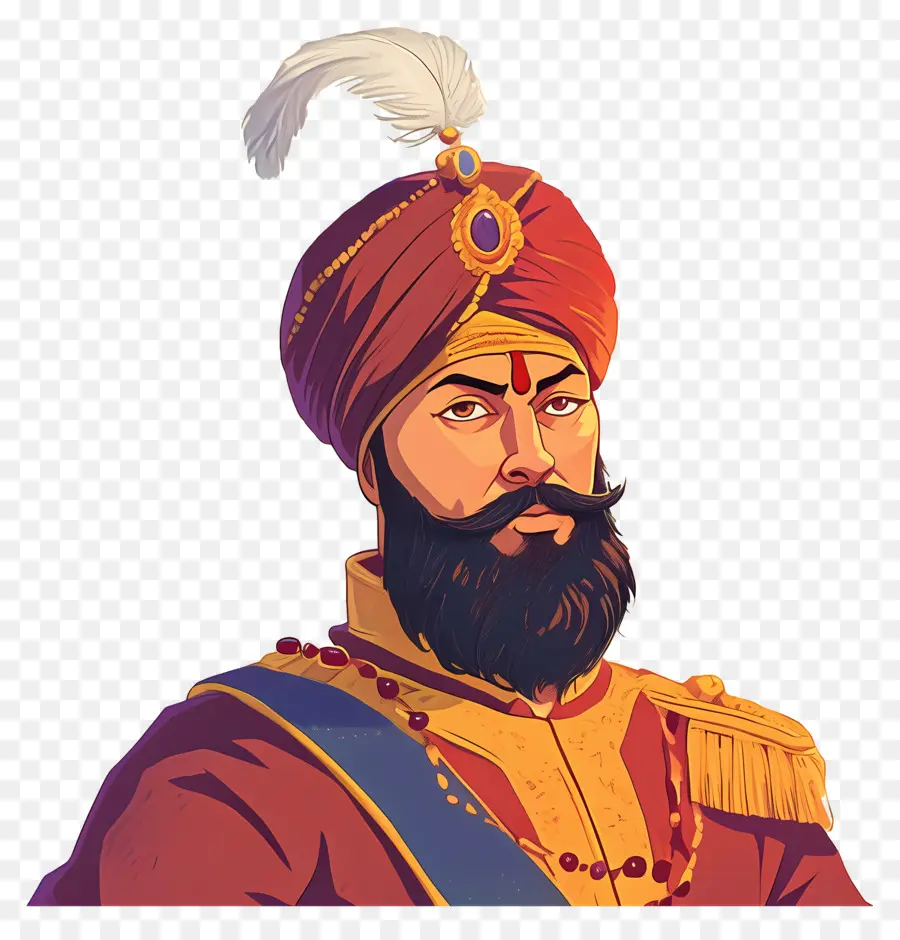 Gurú Govind Singh Jayanti，Figura Histórica PNG