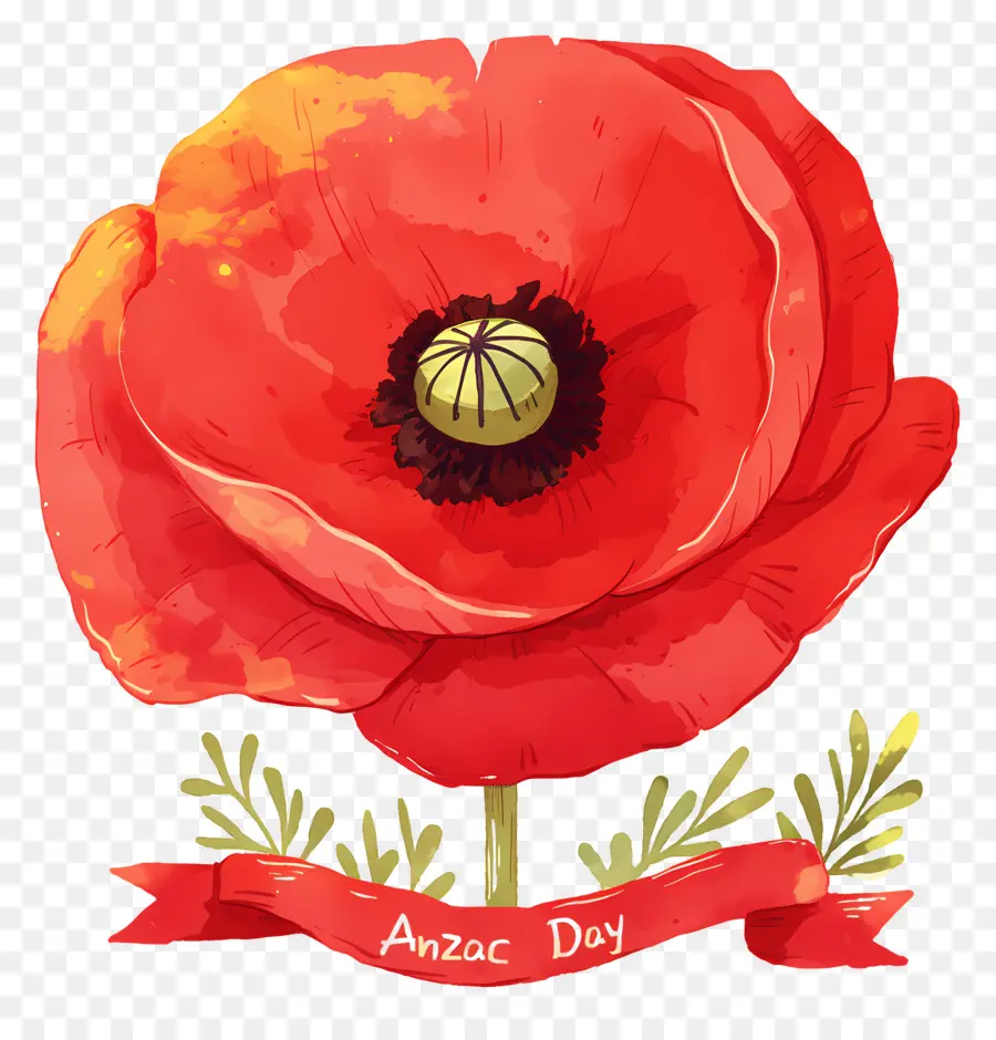 Día De Anzac，Amapolas Del Día De Anzac PNG