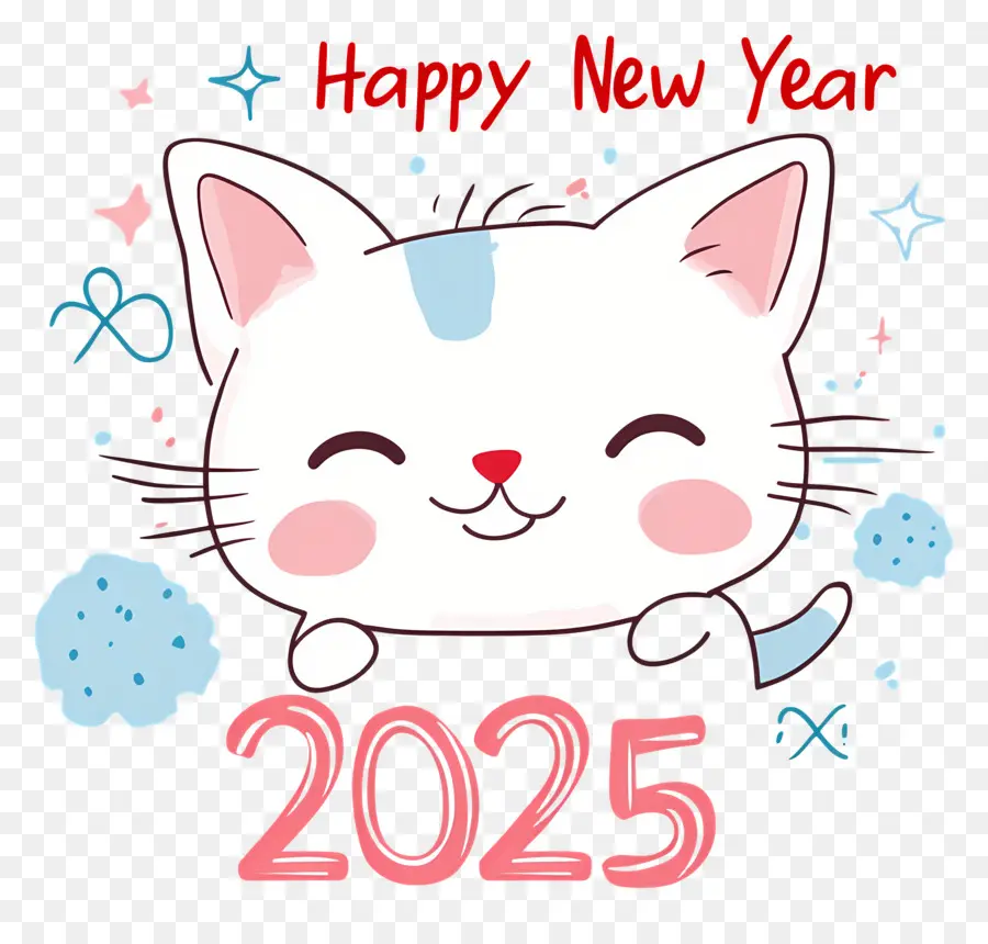 Feliz Año Nuevo，Feliz Año Nuevo 2025 PNG