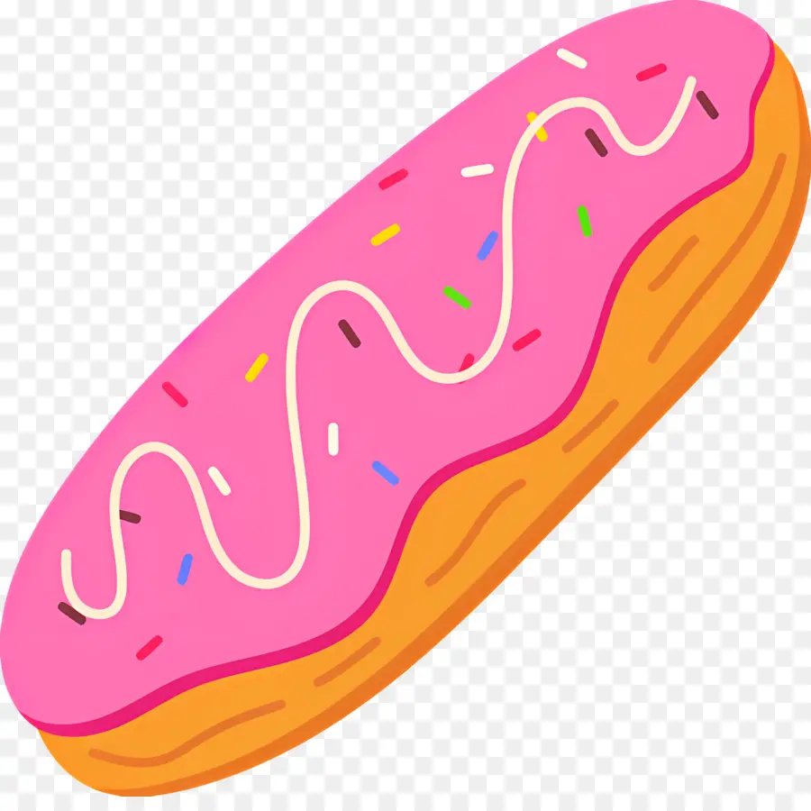 Pastelillo，Donut Rosa PNG