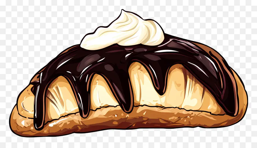 Profiterol，Croissant De Chocolate PNG