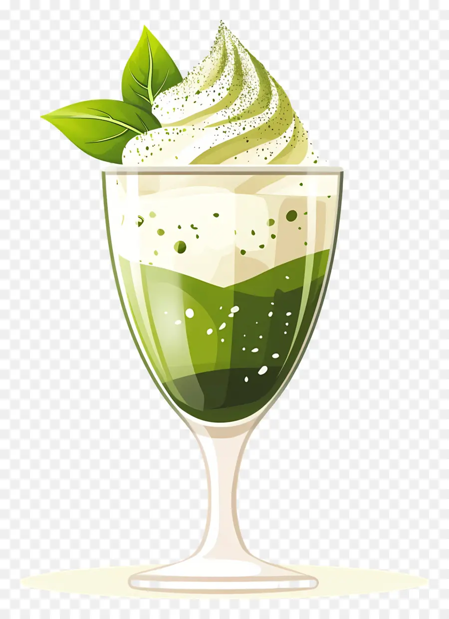 Día Nacional Del Parfait，Postre Verde En Vaso PNG