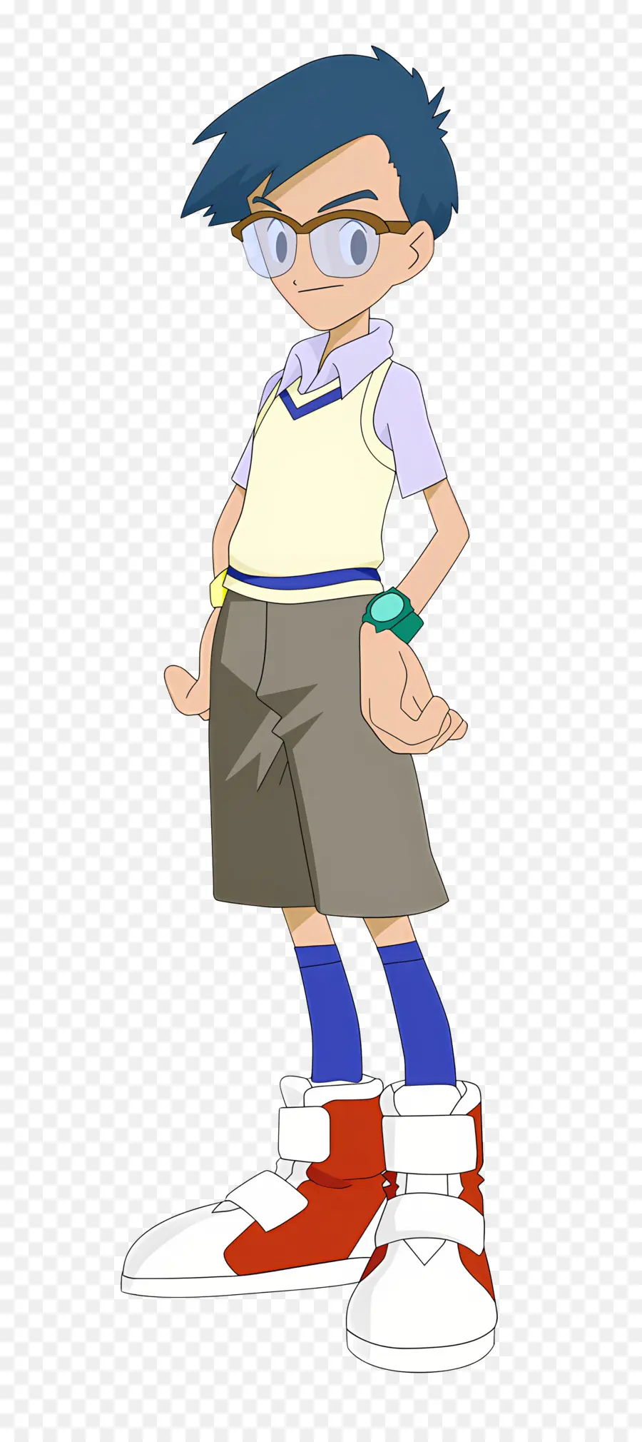 Temporada De Digimon，Chico De Pelo Azul PNG