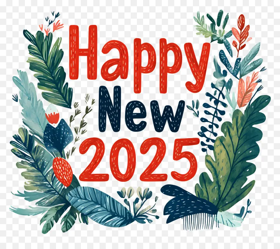 Feliz Año Nuevo，Feliz Año Nuevo 2025 PNG