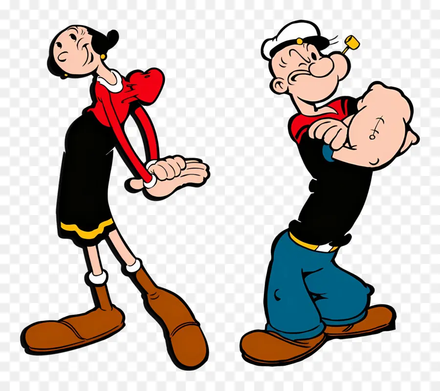 Popeye，Pareja De Dibujos Animados PNG