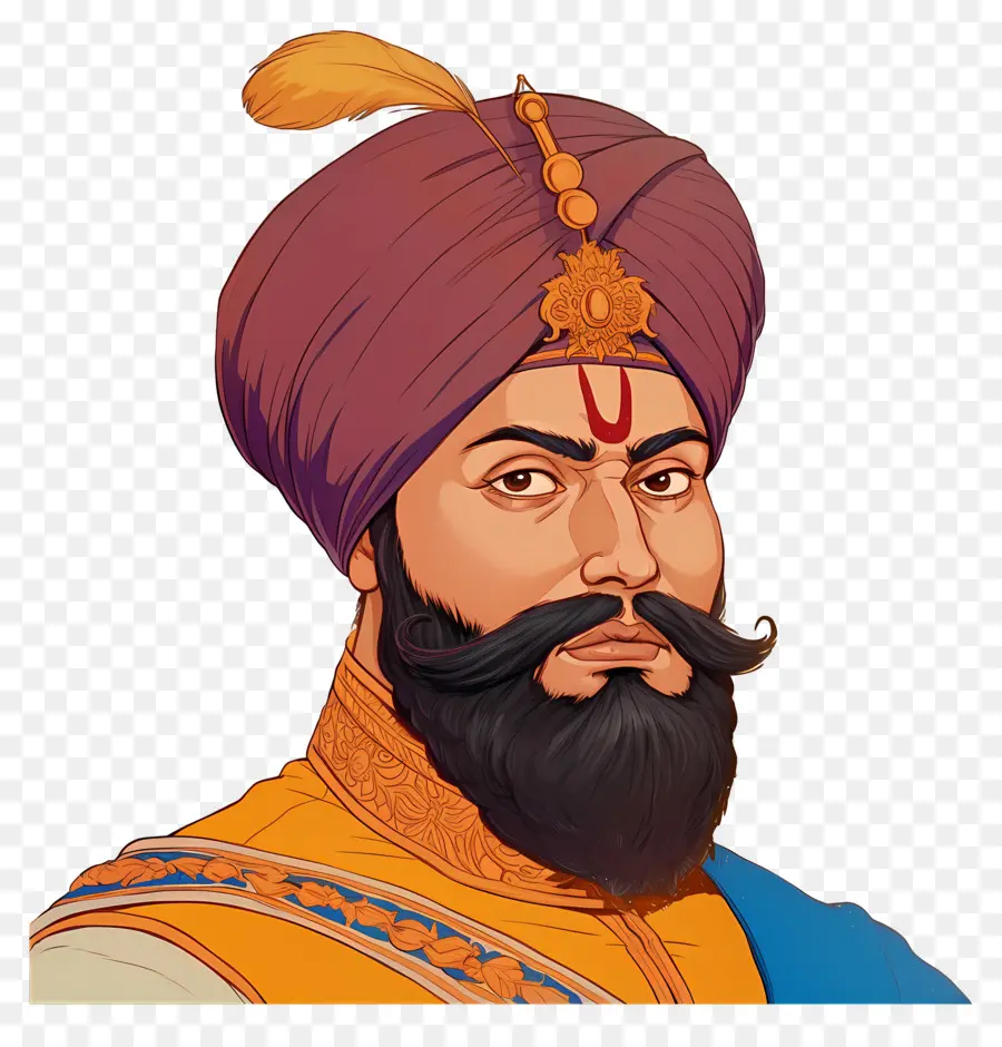 Gurú Govind Singh Jayanti，Figura Histórica PNG