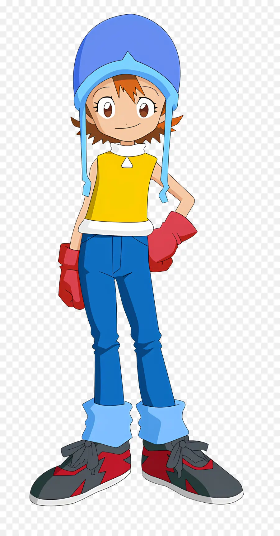 Temporada De Digimon，Personaje De Anime Con Casco PNG