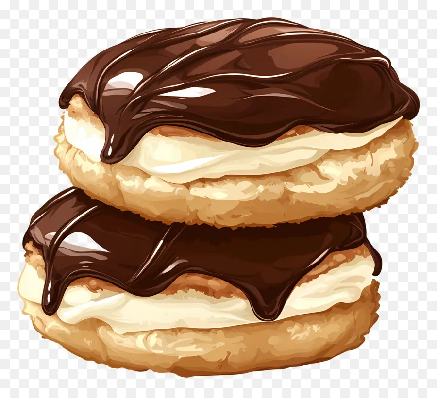 Profiterol，Donut De Chocolate PNG