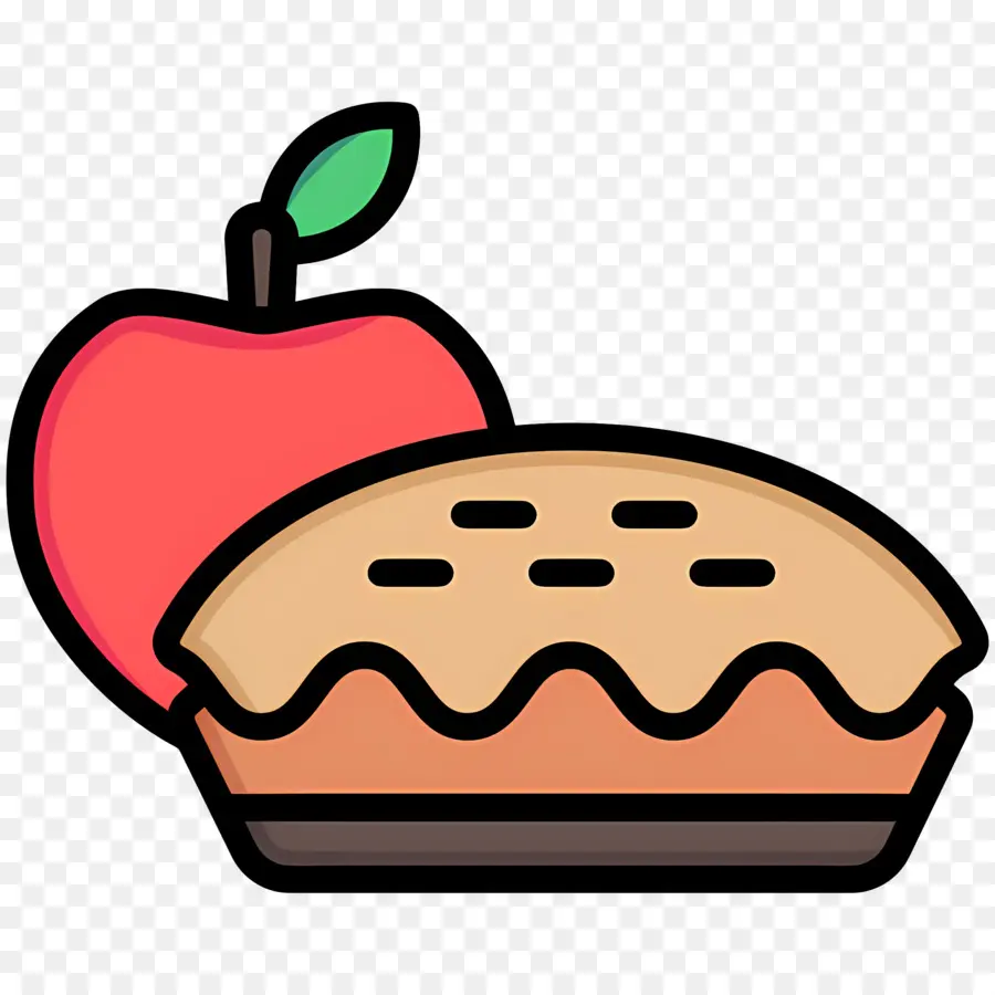 Tarta De Manzana，Postre PNG