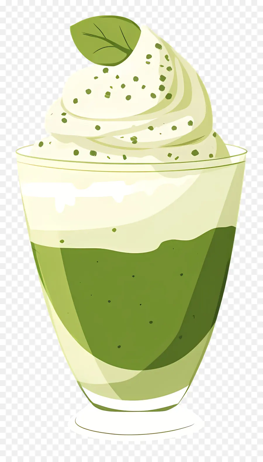 Día Nacional Del Parfait，Postre Verde En Vaso PNG