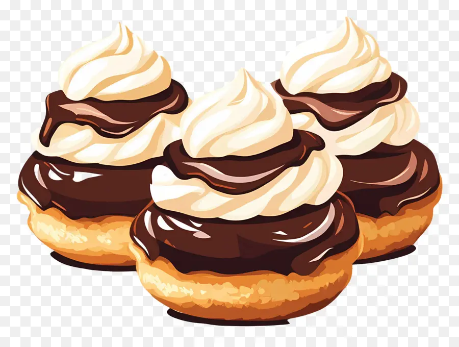 Profiterol，Hojaldre De Crema PNG