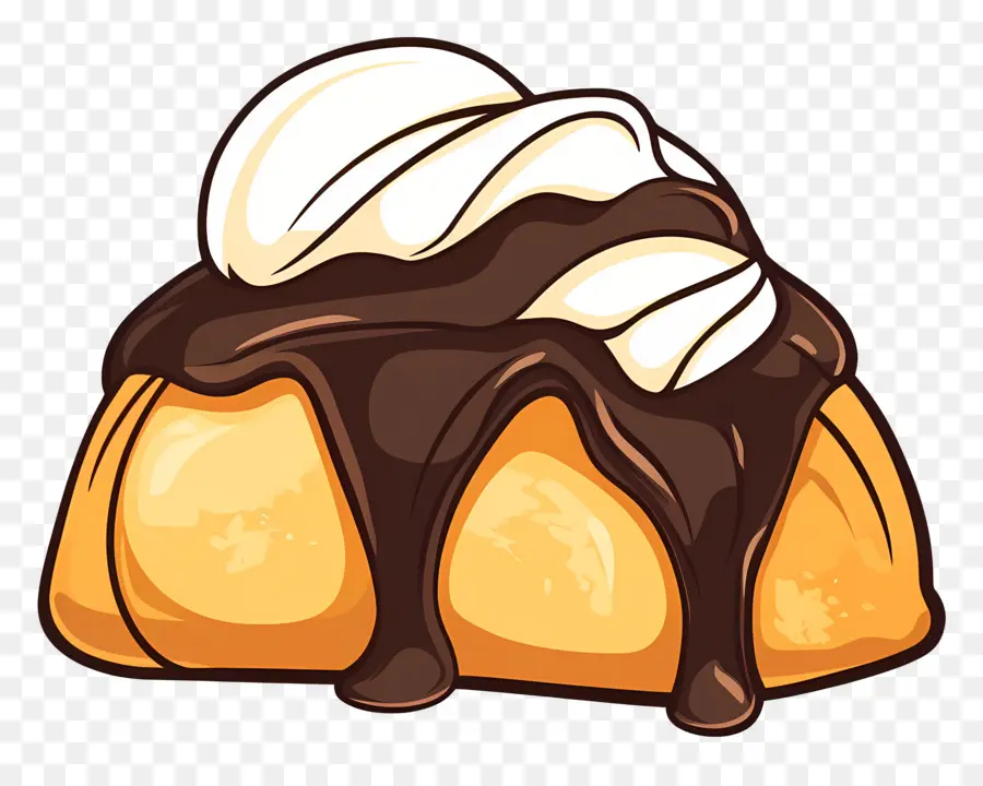 Profiterol，Hojaldre De Crema PNG