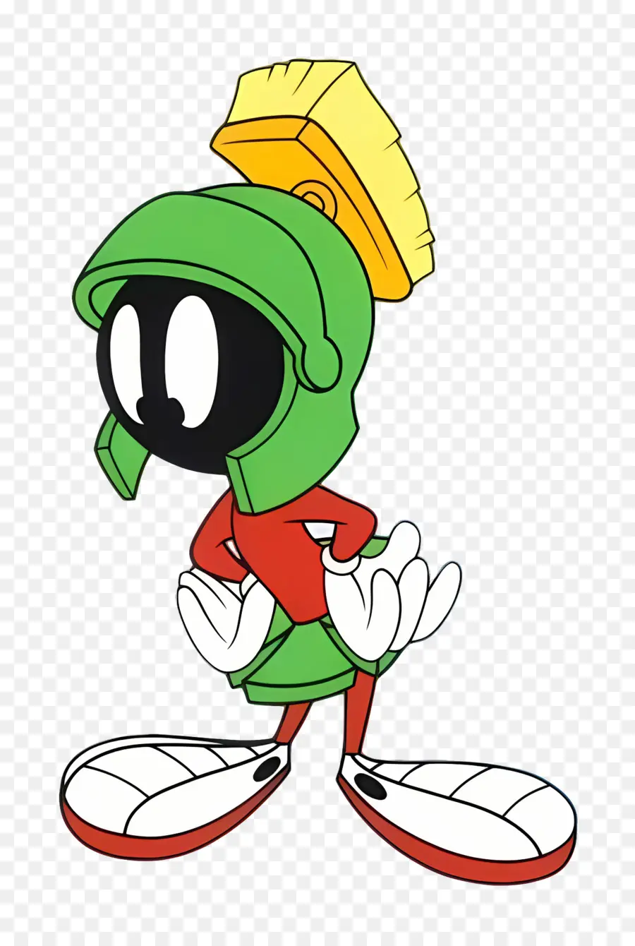 Marvin El Marciano，Personaje De Dibujos Animados En Casco PNG