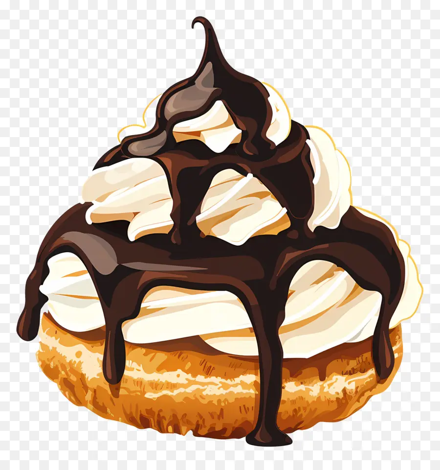 Profiterol，Hojaldre De Crema PNG