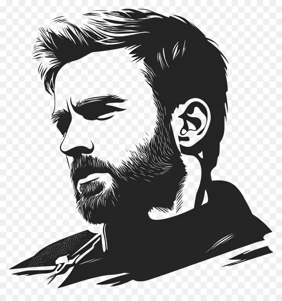 Chris Evans，Retrato En Blanco Y Negro PNG